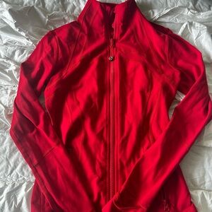 Lululemon Athletica Red Sweatshirt Athletic Fit